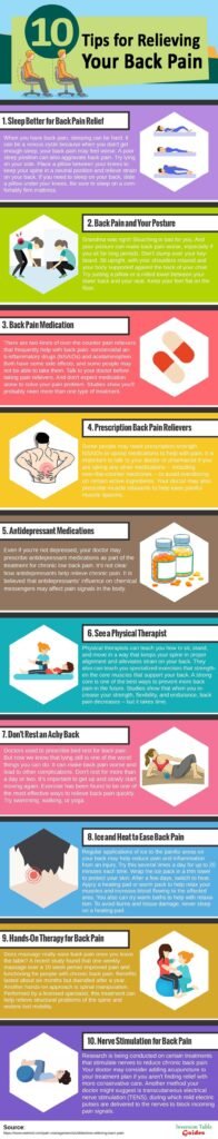 10 Tips for Relieving Back Pain