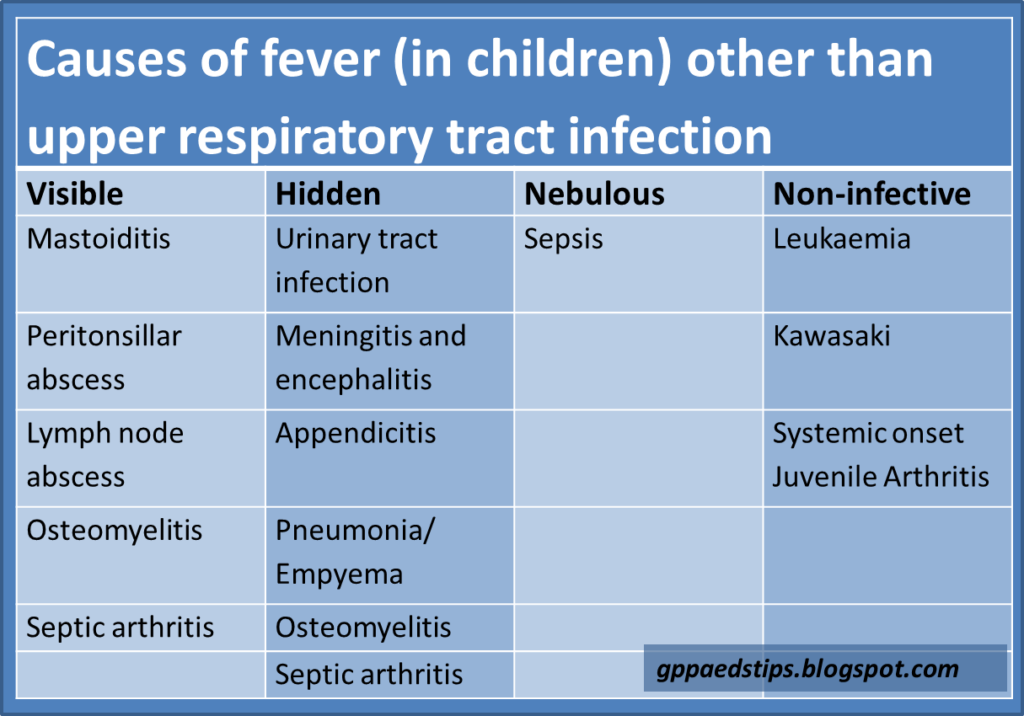 Common Causes Of Fever In Children Common Causes Of Fever In Children
