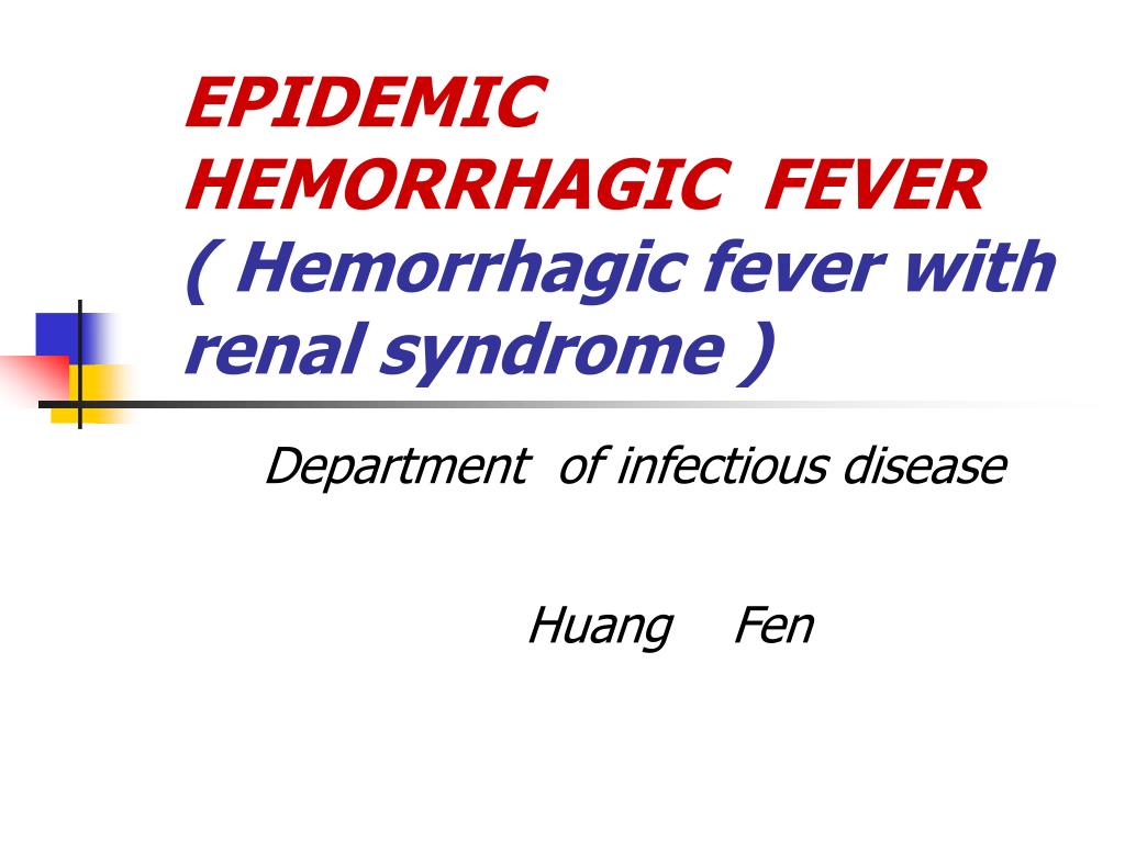 Effective Prevention Measures for Hemorrhagic Fever with Renal Syndrome
