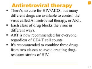 Managing HIV Infection