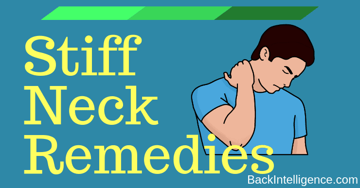 Natural Remedy For Stiff Neck