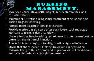 Nursing Considerations for Celiac Disease Management Nursing Considerations for Celiac Disease Management