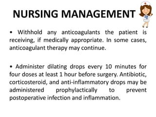 Nursing Considerations for Eye Surgery