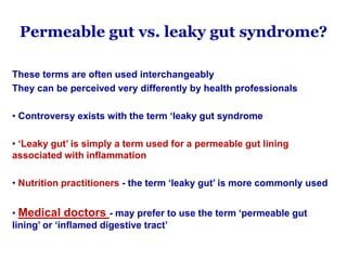 Nursing Considerations for Leaky Gut Syndrome