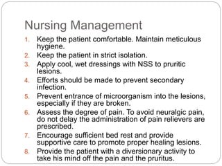 Nursing Considerations for Managing Zoster-Herpes Virus