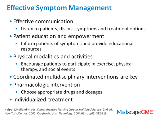 Nursing Considerations for Multiple Sclerosis