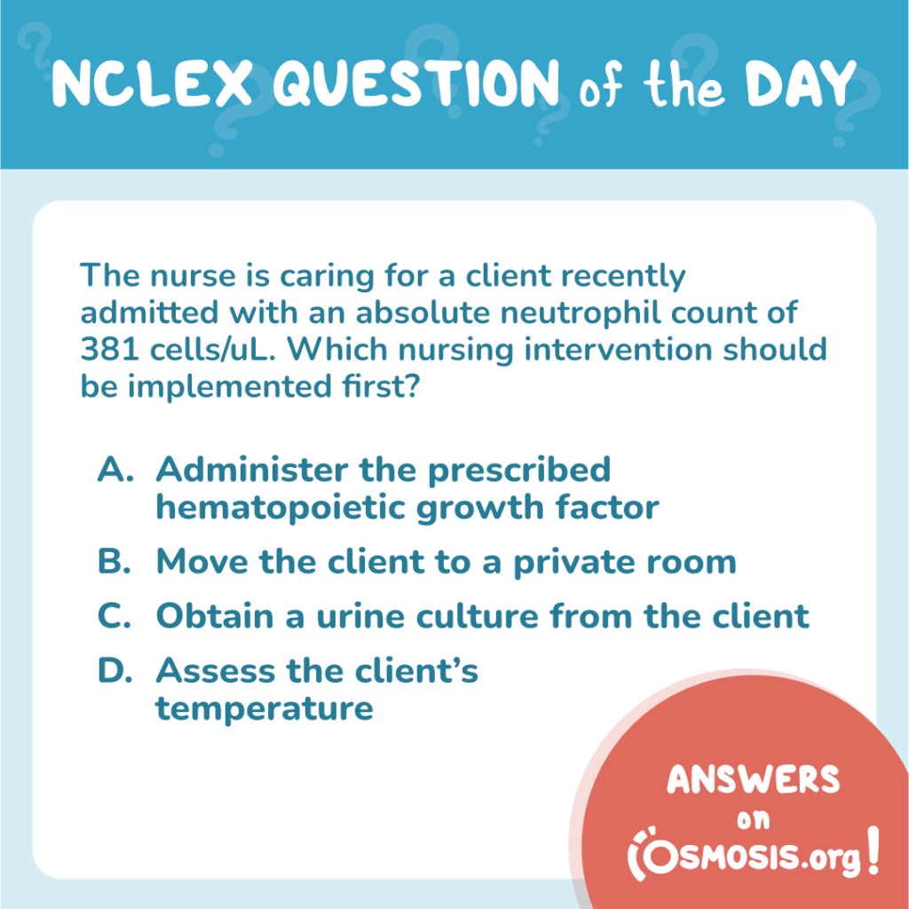 Nursing Considerations for Neutropenia