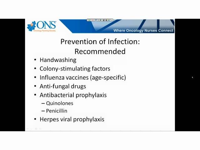 Nursing Considerations for Neutropenia