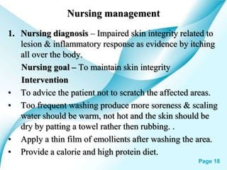 Nursing Considerations for Scalp Psoriasis