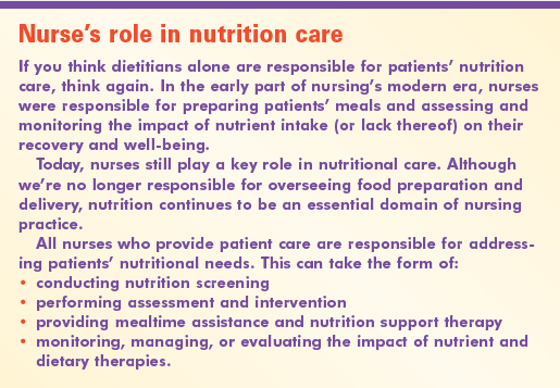 Practical Nursing Considerations for a Balanced Diet