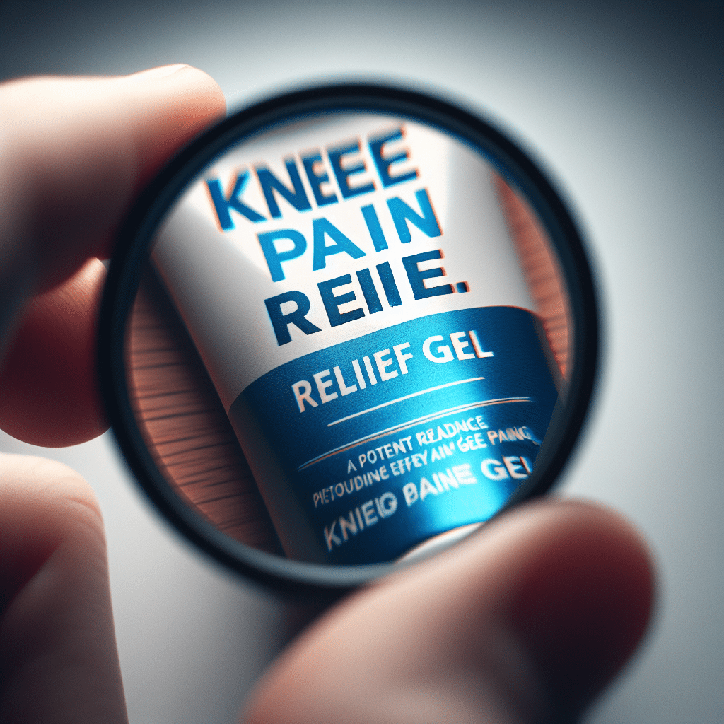 Knee Pain Relief Gel - Ask The Nurse Expert