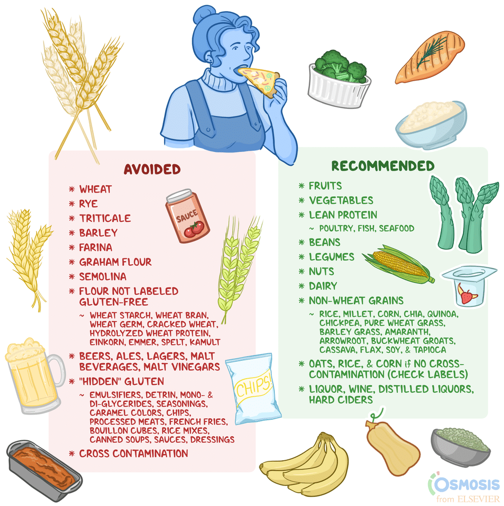 Nutritional Dietary Requirements-Foods Allowed To Eat Coeliac Disease
