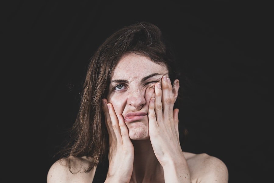 Photo Stress-related Acne